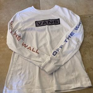 Vans white top